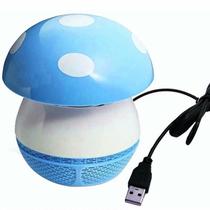 Luminária Mata Mosquito Conexão USB Com Led Azul - Top House Luminária Mata Mosquito Conexão USB Com Led Azul - Top House