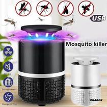 Luminária mata mosquito insetos Luz azul com ventilador USB