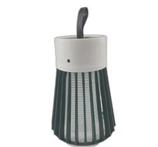 Luminaria Mata Mosquito Repelente Eletrico Armadilha Cinza