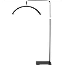 Luminaria Meia Lua Estetica Mesa Spa Arco 3 Tons Ajustavel Salao Beleza Limpeza De Pele cor:PRETO