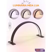 Luminária Meia Lua LED UV para Unhas Secagem Rápida Gel Acrílico Fibra Bivolt Luminária Meia Lua LED UV para Unhas Secagem Rápida Gel Acrílico Fibra Bivolt