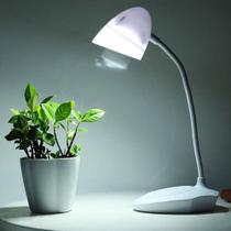 Luminária Mesa 15 Leds - Recarregável, 3 Intensidades