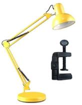 Luminária Mesa 2x1 Metal Abajur Lâmpada Articulável Base Garra Flex MT-811c Luminária Mesa 2x1 Metal Abajur Lâmpada Articulável Base Garra Flex MT-811c