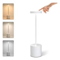 Luminária Mesa Abajur Led Dimerizável Sem Fio Recarregável Luminária Mesa Abajur Led Dimerizável Sem Fio Recarregável