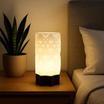Luminaria Mesa Abajur Led Portátil AGE Luxo Luz de Cabiceira Abajures Decoracao Diversos Presente Quarto Geometrico