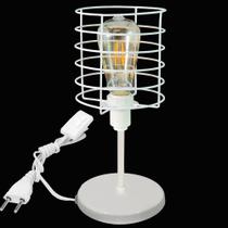 Luminária Mesa Abajur Mini Aramado Chochin Branco P/Decorar Luminária Mesa Abajur Mini Aramado Chochin Branco P/Decorar