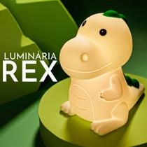 Luminaria Mesa Abajur Quarto Infantil Dinossauro Led Taschibra Rex 0,5W Taschibra