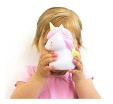 Luminária Mesa Festa Abajur Flamingo Dino Unicornio Tema Inf