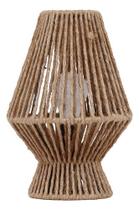 Luminaria Mesa Fibra Bege E14 Turri Inspire 30 Cm Bege Luminaria Mesa Fibra Bege E14 Turri Inspire 30 Cm Bege