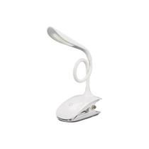 Luminária Mesa Led Grampo Garra Presilha Pregador Branco GARRA