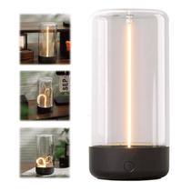 Luminária Mesa Minimalista Lâmpada Filamento Magnetico Led