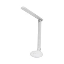 Luminaria mesa touch screen led recarregavel aticulada abajur escritorio leitura 30 leds 3 funçoes