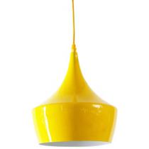 Luminaria metal cirque tend amarelo e14 diam 24 cm