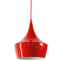 Luminaria metal cirque tend vermelho e14 diam 24 cm
