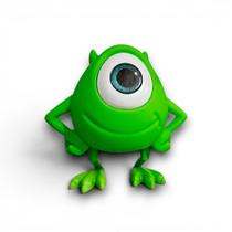 Luminária Mike Wazowski Disney Pixar Monstros S.A