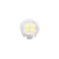 Luminária Mini Point Pontual Translúcida Circular 6000k Branco Frio Com 4 Super Leds Bivolt Nuze Luminária Mini Point Pontual Translúcida Circular 6000k Branco Frio Com 4 Super Leds Bivolt Nuze