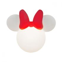 Luminária Minnie Clean Usare Branco e Vermelho