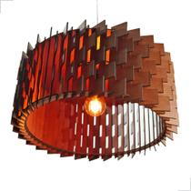 Luminária Modelo Desconstruído Pêndulo Em MDF Cru Casa E Decoração Luminária Modelo Desconstruído Pêndulo Em MDF Cru Casa E Decoração