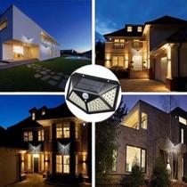 Luminária Moderna 100 Leds para Muro Fácil Instalação