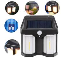 Luminaria Moderna Arandela Led Solar Tipo Retro De Parede Externa Jardim Escadas