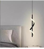Luminária Moderna De Led Cantos De Salas Lavabos Espiral