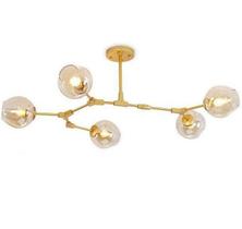 Luminária Molecular Molécula DNA 5 Globos Teto Articulada Pendente Lustre JZDW-5