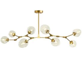 Luminária Molecular Molécula DNA 8 Globos Teto Articulada Pendente Lustre JZDW-8