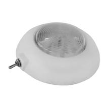 Luminária Náutica de Cabine 12 Leds na cor Branco Quente 12v