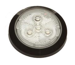 Luminária Nautica Para Interior Cromada Com 4 leds 12V