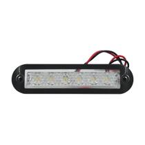 Luminária Náutica Retangular 6 LED's Branco P/ Embarcações