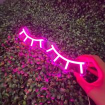 Luminária Neon Led - Cílios 25x05 - Multi Led Neon