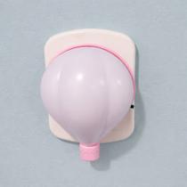 Luminária Noturna Abajur Balão LED Luz Suave Quarto Criança Cor:Rosa