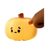 Luminária Noturna De Abóbora De Halloween Fofa Em Silicone Macio, Regulável, Para Decoração De