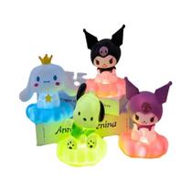 Luminária Noturna Kawaii Sanrio Hello Kitty Kuromi Cinnamoroll, Lâmpada De Canto Para Crianças, Luminária Noturna Kawaii Sanrio Hello Kitty Kuromi Cinnamoroll, Lâmpada De Canto Para Crianças,