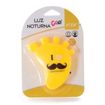 Luminaria Noturna LED Decorativa Infantil Formato Pé Bivolt