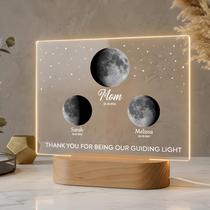 Luminária Noturna LED Fase da Lua Personalizada para Mãe Luminária Noturna LED Fase da Lua Personalizada para Mãe