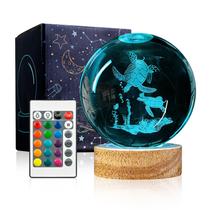 Luminária Noturna YYLZEPHB Bola de Cristal 3D Tartaruga Marinha 8 cm 16 Cores Luminária Noturna YYLZEPHB Bola de Cristal 3D Tartaruga Marinha 8 cm 16 Cores