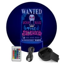 Luminária One Piece Procurados - The Skobrook RGB + Controle