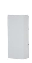 Luminária Ornare arandela Mini Retangular Acrílico Branco 15x6cm