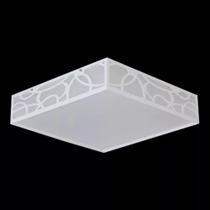 Luminária Ornare Plafon Quadrado 35x35 Acrílico 4 Lamp. E27 Luminária Ornare Plafon Quadrado 35x35 Acrílico 4 Lamp. E27