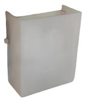 Luminária Ornare Plafon Quadrado Acrílico 10x12cm - Branco Luminária Ornare Plafon Quadrado Acrílico 10x12cm - Branco