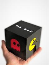 Luminária Pac-Man Mini de Mesa ou Cabeceira Pac Man Anos 80 - Super 3D