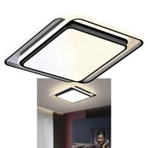 Luminaria Paflon Sobrepor 3 Tons Ajustavel Controle Remoto Iluminaçao Teto Decoraçao Sala Estar Quarto Casa Loja Comercio