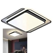 Luminaria Paflon Sobrepor Led 3 Tons Controle Remoto Decoraçao Iluminaçao Moderna Teto Sala Estar Casa Quarto Loja Empresa