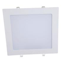 Luminária Painel De Teto 24W Embutir Quadrada Led 6500K Branco Frio Forro Pvc Gesso Quarto Cozinha Sala Banheiro