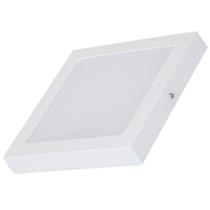 Luminária Painel De Teto 24W Sobrepor Quadrada Led 6500K Luz Branca Forro Pvc Gesso Quarto Cozinha Sala Banheiro