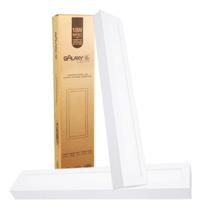 Luminária Painel Led 18w Retangular Sobrepor 10x60cm Frio