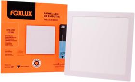 Luminária Painel Led SMD Embutir 18w 6500k Bivolt Foxlux