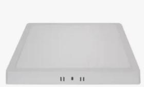 Luminária painel led sobrepor 18w quadrado branco quente 4000k lumanti