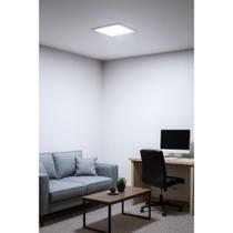 Luminária Painel Plafon 24w Quadrado Embutir 6500k 30x30cm Luminária Painel Plafon 24w Quadrado Embutir 6500k 30x30cm